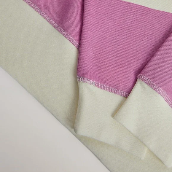 Zara | Striped Print Sweatshirt - Purple & White - Picture 11 of 12